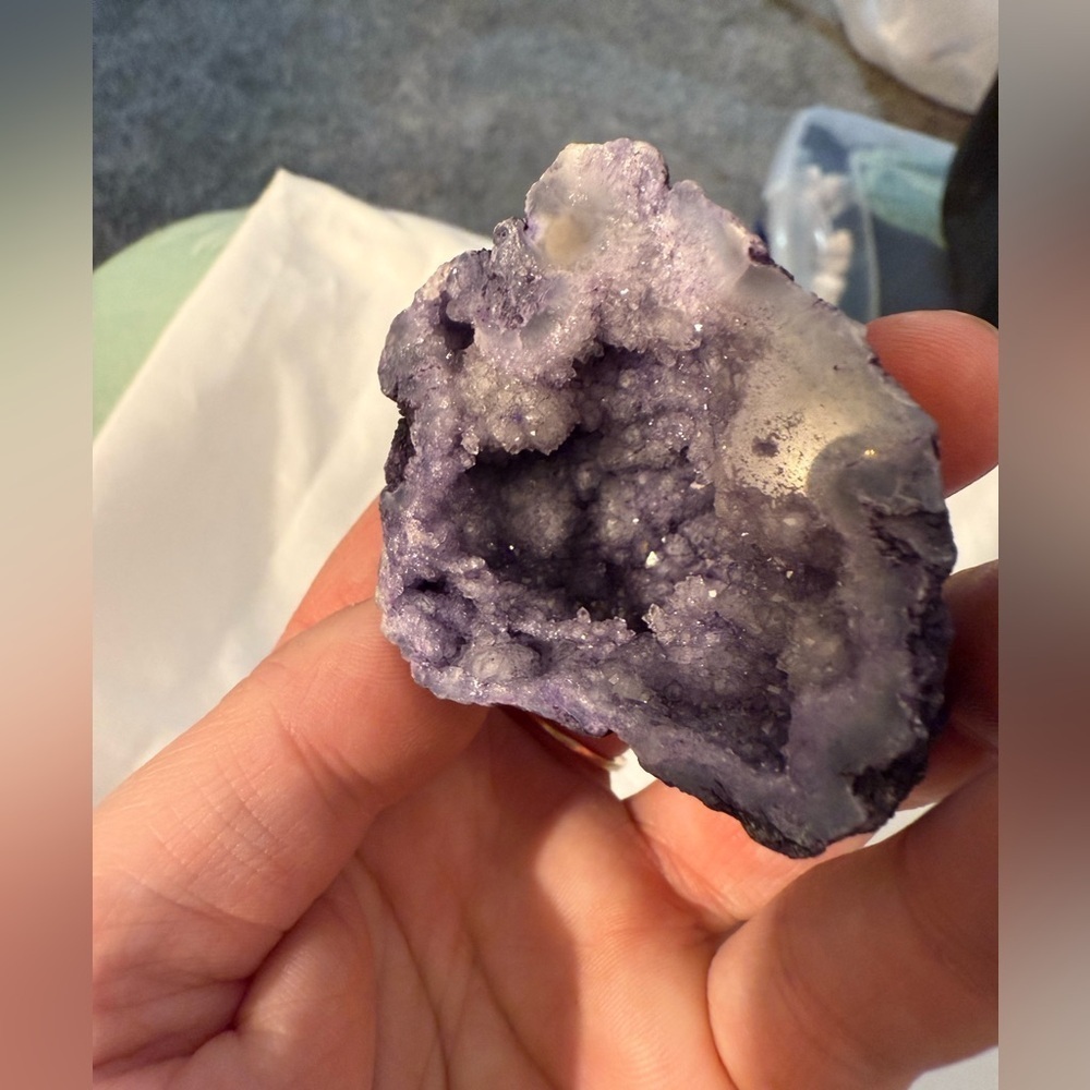 Purple Geode Crystal - Picture 2 of 4